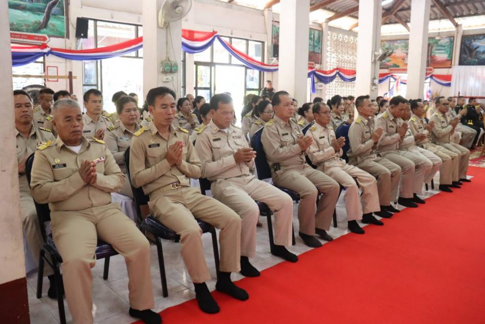  เข้าร่วมพิธีบำเพ็ญกุศลเพื่อถวายพระราชกุศลครบ 100 วัน 