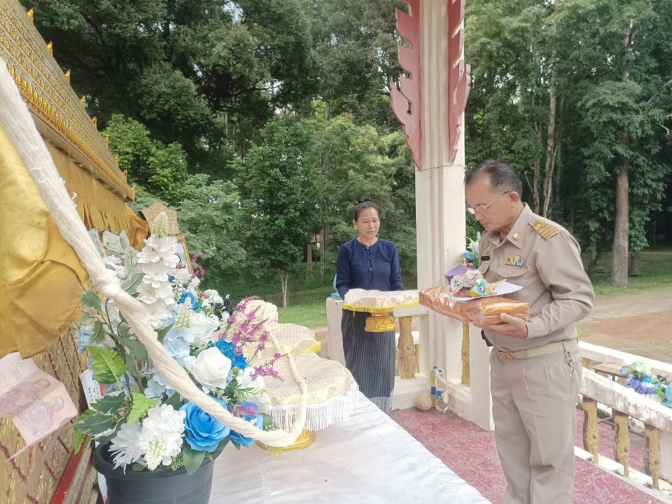 เทศบาลตำบลหนองแคนร่วมงานฌาปนกิจศพ